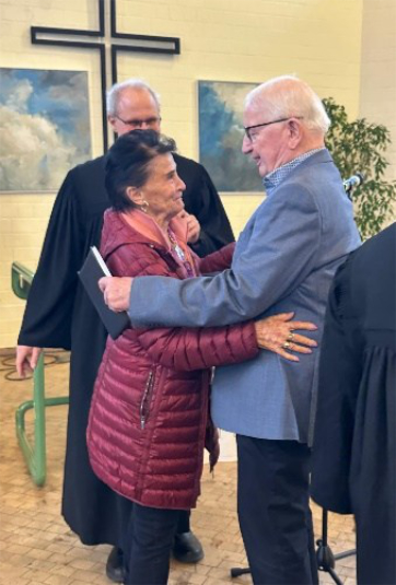 zum Dank eine Umarmung