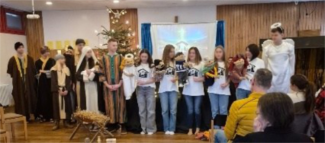 Die Weihnachtsgeschichte als Handpuppenspiel