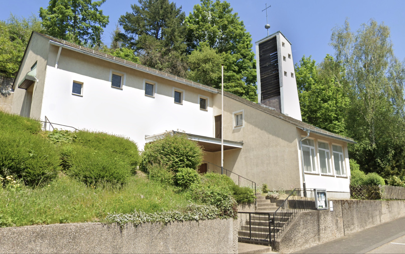 Ansicht der Gustav-Adolf-Kirche in Frauenstein