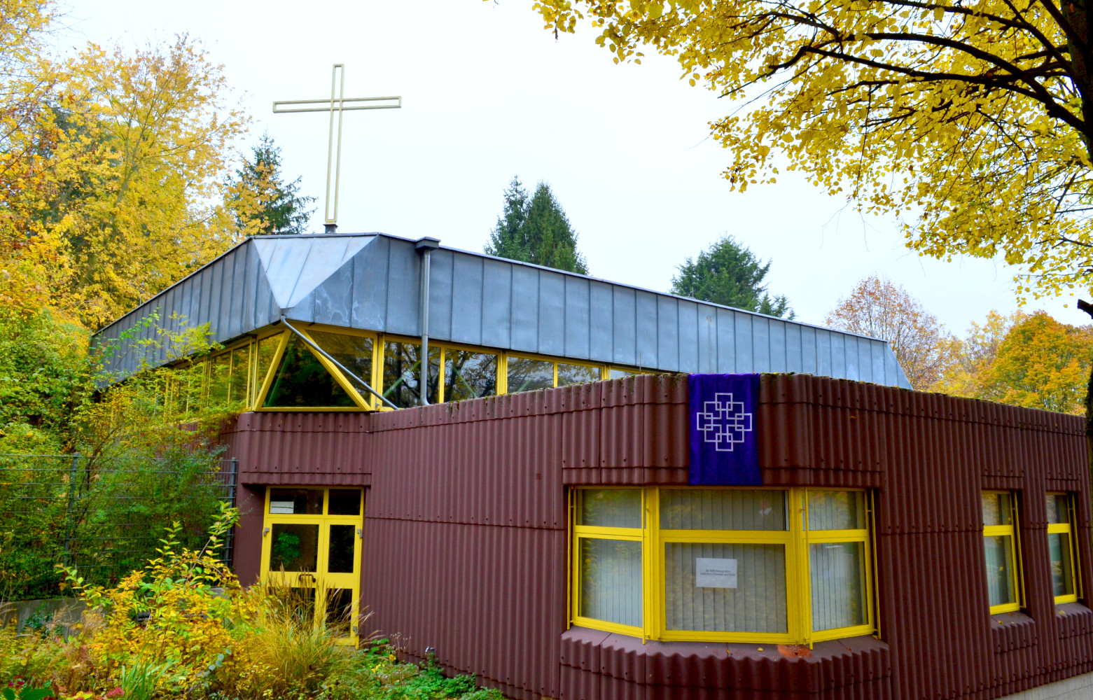 Ansicht der evangelischen Kirche im Schelmengraben