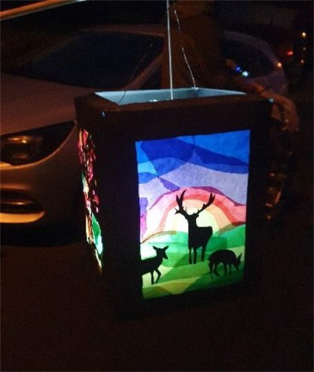 selbstgemachte Laterne