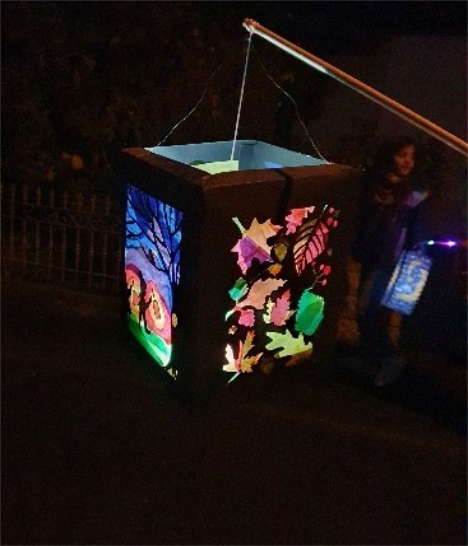 selbstgemachte Laterne 3